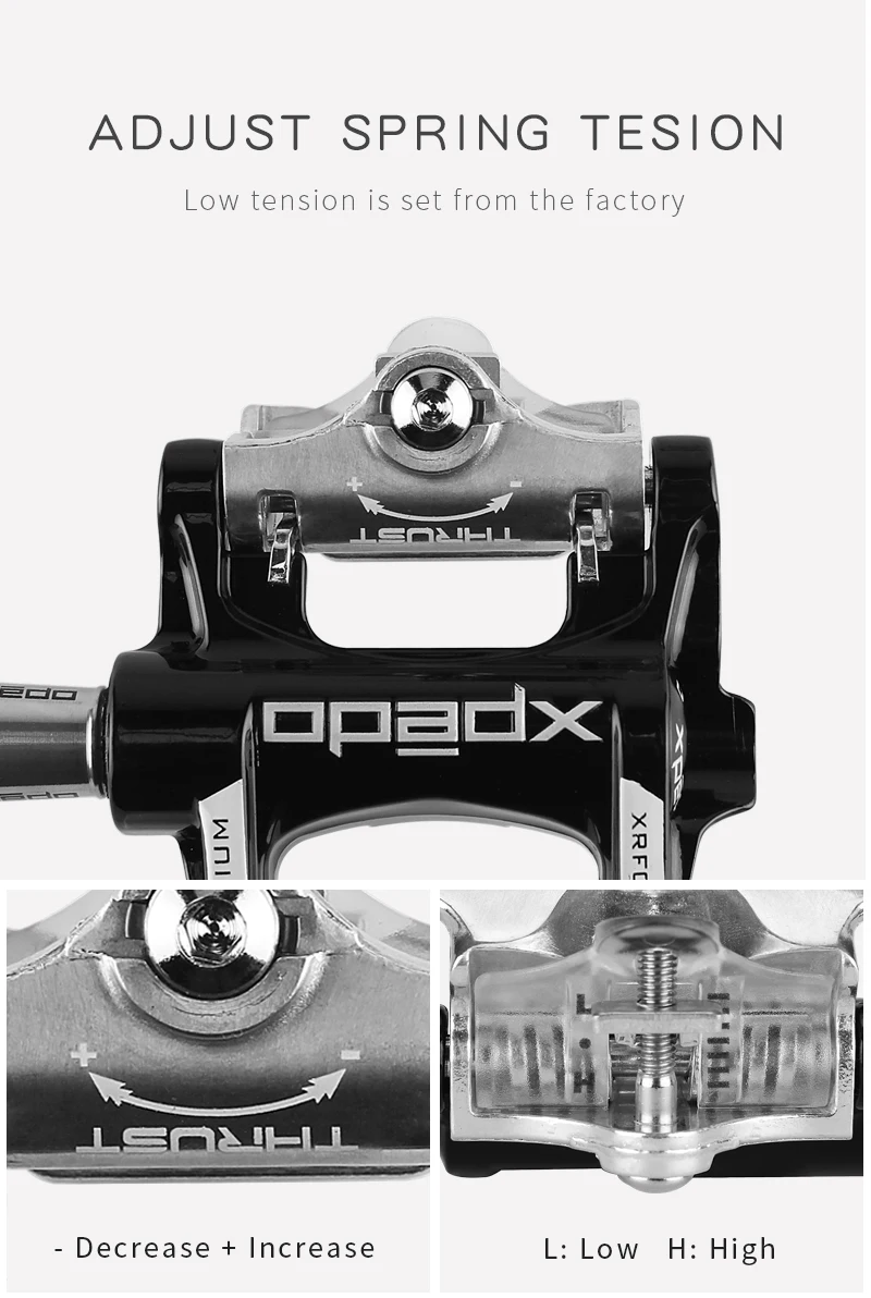 XPEDO SPD Pedal Spring tensioner adjustment XPEDO SPD Pedal Spring tensioner adjustment