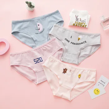 SP&CITY Young Girls Cute Animals Cartoon Panties Women Kawaii Cotton Underwear Soft Seamless Briefs Sanitary Female Lingerie
SP&CITY Young Girls Cute Animals Cartoon Panties Women Kawaii Cotton Underwear Soft Seamless Briefs Sanitary Female Lingerie