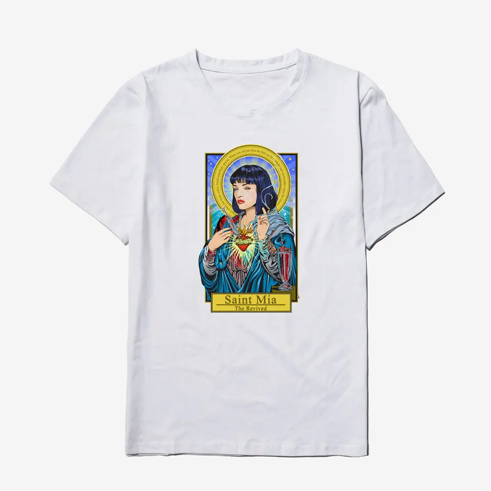Pulp Fiction T Shirt Women Plus Size Womens Harajuku Fashion Casual Quentin Tarantino Movie Mia Wallace Saint Jules Tee Shirts
Pulp Fiction T Shirt Women Plus Size Womens Harajuku Fashion Casual Quentin Tarantino Movie Mia Wallace Saint Jules Tee Shirts
