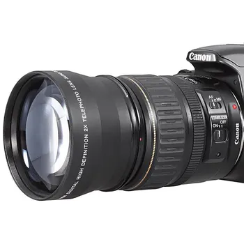 Durable Professional 52mm 2x Telephoto Lens Converter For Nikon D5100 D3200 D70 D40 DSLR Camera with Cover
Durable Professional 52mm 2x Telephoto Lens Converter For Nikon D5100 D3200 D70 D40 DSLR Camera with Cover