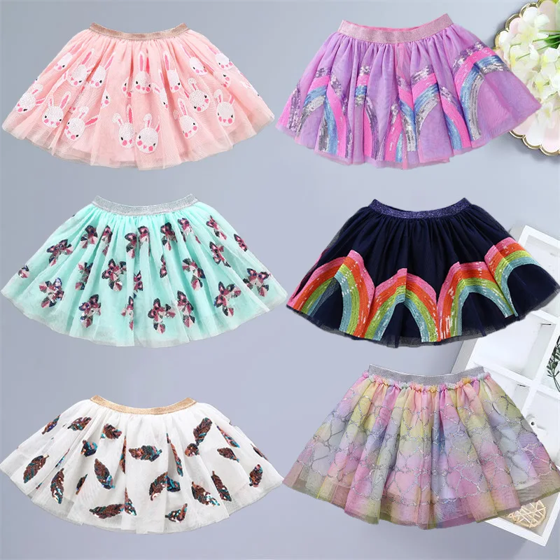 Embroidered Tutu Skirt For Girls Sequined Mesh Ruffle Skirts Baby Girl Summer Clothes Kids Princess Drees
Embroidered Tutu Skirt For Girls Sequined Mesh Ruffle Skirts Baby Girl Summer Clothes Kids Princess Drees
