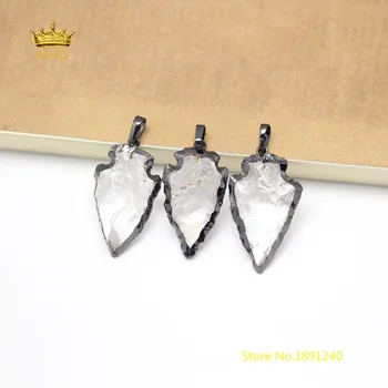 5pcs Beading Necklace Arrow Charms Jewelry,Natural Quartz with Gun Black Plating Edged Raw Crystals Stones Pendants Bulk GH123
5pcs Beading Necklace Arrow Charms Jewelry,Natural Quartz with Gun Black Plating Edged Raw Crystals Stones Pendants Bulk GH123