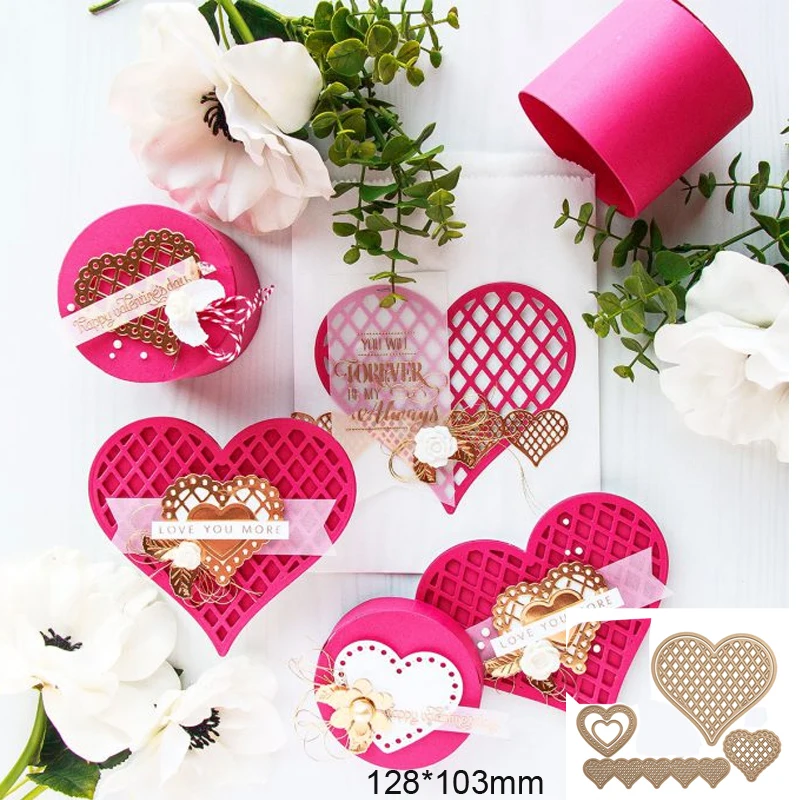 METAL CUTTING DIES Heart Grid Boder Frame Dies Scrapbooking New 2019 Embossing Stencil Craft Die Cut Paper Card Making Template
METAL CUTTING DIES Heart Grid Boder Frame Dies Scrapbooking New 2019 Embossing Stencil Craft Die Cut Paper Card Making Template