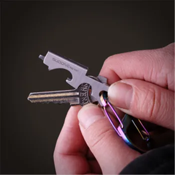 Free shipping EDC tool engaging stainless steel 8in1 Keychain portable gadgets multifunction key holder 3 pcs
Free shipping EDC tool engaging stainless steel 8in1 Keychain portable gadgets multifunction key holder 3 pcs