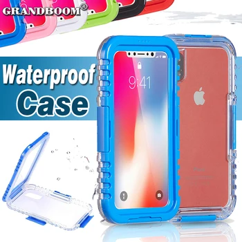 50pcs Waterproof Transparent Full Body Protector Case For iPhone XS Max XR X 8 7 6 6S Plus Heavy Duty Hybrid Clear PC+TPU Cover
50pcs Waterproof Transparent Full Body Protector Case For iPhone XS Max XR X 8 7 6 6S Plus Heavy Duty Hybrid Clear PC+TPU Cover