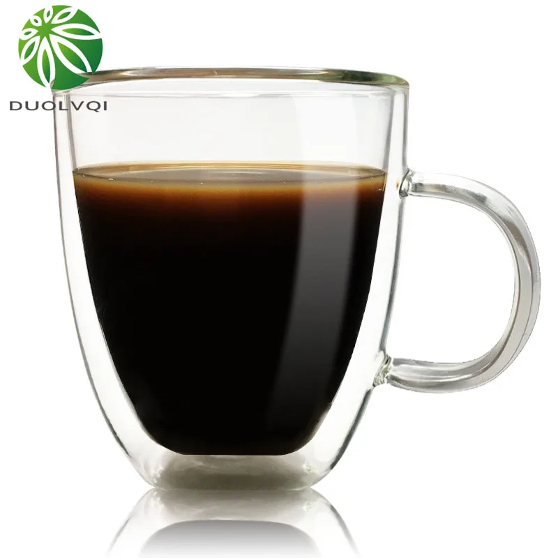 Duolvqi Double Layer coffee Mugs With the handle Glass Tea Cup Dishes Clear Resistant Tea Coffee Milk Juice Healthy Drink Mugs
Duolvqi Double Layer coffee Mugs With the handle Glass Tea Cup Dishes Clear Resistant Tea Coffee Milk Juice Healthy Drink Mugs