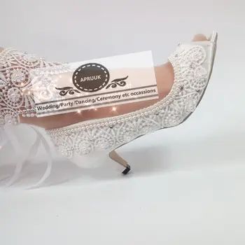 5CM/8CM/10CM customized satin wedding shoes bride handmade lace pearls ankle satin band ladies party bridesmaid pumps HS353
5CM/8CM/10CM customized satin wedding shoes bride handmade lace pearls ankle satin band ladies party bridesmaid pumps HS353