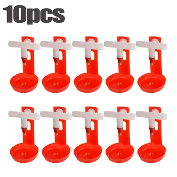 10PC Chicken Hens Quail Birds Drinker Feeder Water Nipple Automatic Poultry Farm Hanging Cups Spherical Spring-type Faucet
10PC Chicken Hens Quail Birds Drinker Feeder Water Nipple Automatic Poultry Farm Hanging Cups Spherical Spring-type Faucet