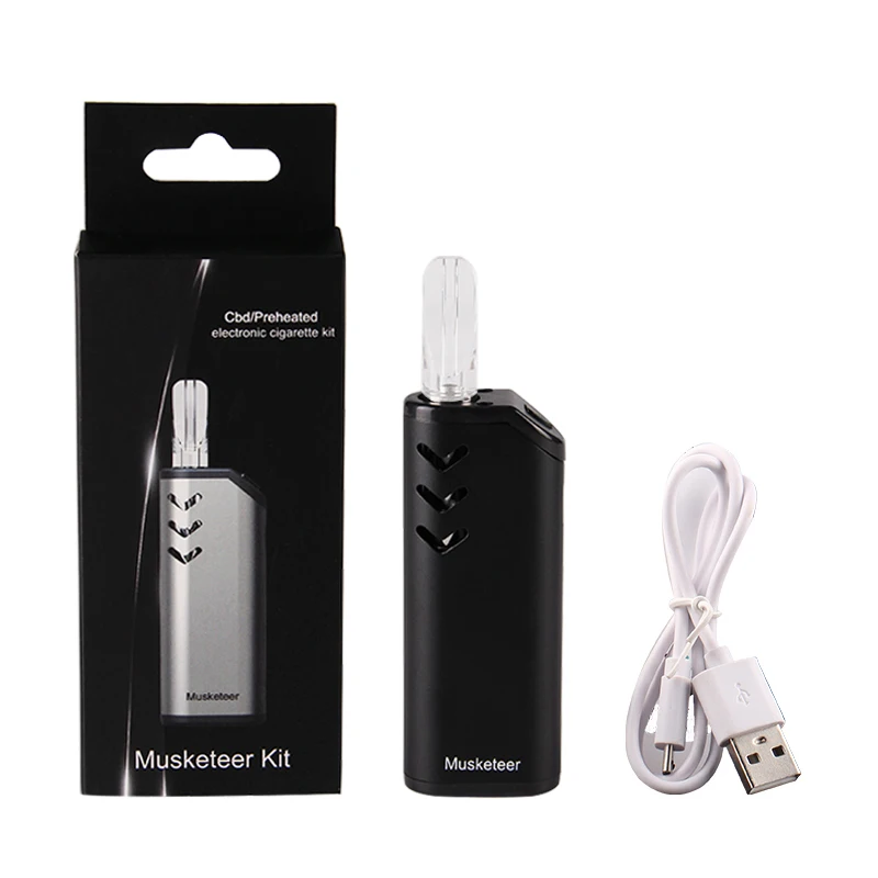 E Cigarette Vaper ECT Musketeer 650mAh Preheat VV Battery Vaporizer Kit 0.5ml G5 Ceramic Cartridge 510 Thread Vape Box Mod New
E Cigarette Vaper ECT Musketeer 650mAh Preheat VV Battery Vaporizer Kit 0.5ml G5 Ceramic Cartridge 510 Thread Vape Box Mod New