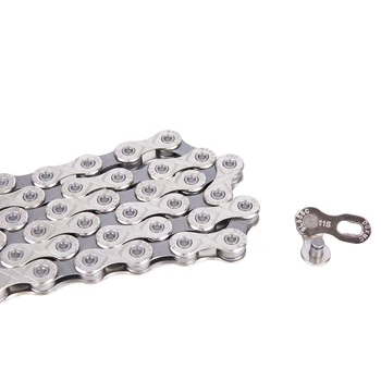 11s 22s 33s 11 Speed chain for MTB Mountain Bike Road Bike High Quality Durable Silver Gray Chain for Parts K7 System
11s 22s 33s 11 Speed chain for MTB Mountain Bike Road Bike High Quality Durable Silver Gray Chain for Parts K7 System