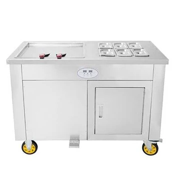 Best sale fried/fry/frying yogurt ice cream roll machine with 2 units compressor
Best sale fried/fry/frying yogurt ice cream roll machine with 2 units compressor