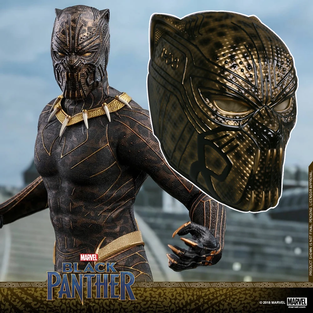 2018 Black Panther Helmet Infinity War Leopard Gold Black Panther Superhero Helmet Props Halloween Party Prop
2018 Black Panther Helmet Infinity War Leopard Gold Black Panther Superhero Helmet Props Halloween Party Prop