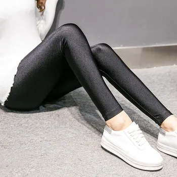 New Fashion Women Shiny Leggings Thin Full Ankle Length Black Leggings Stretchy High Waist Satin Basic Leggings
New Fashion Women Shiny Leggings Thin Full Ankle Length Black Leggings Stretchy High Waist Satin Basic Leggings