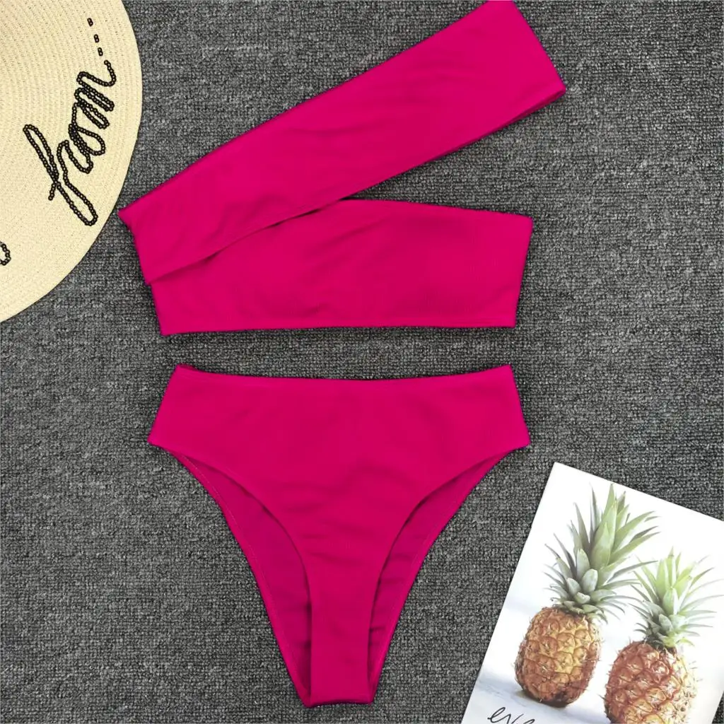 Bikini 2019 Swimming Suit For Women Biquini One Shoulder Sexy Swimsuit Women Bikini Mujer Fishing Bandeau Bikini
Bikini 2019 Swimming Suit For Women Biquini One Shoulder Sexy Swimsuit Women Bikini Mujer Fishing Bandeau Bikini