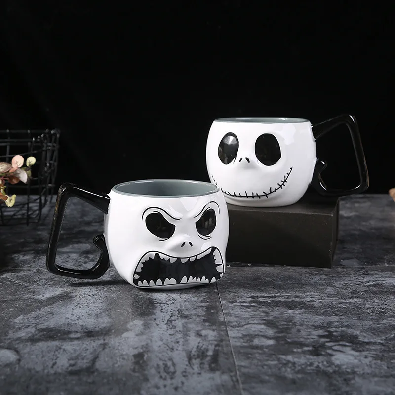 Two-sided 3D Jack Skellington Nightmare Before Christmas Anime Coffee Mug Large Funny Horrible Milk Cup Taza Gato Halloween Gift
Two-sided 3D Jack Skellington Nightmare Before Christmas Anime Coffee Mug Large Funny Horrible Milk Cup Taza Gato Halloween Gift
