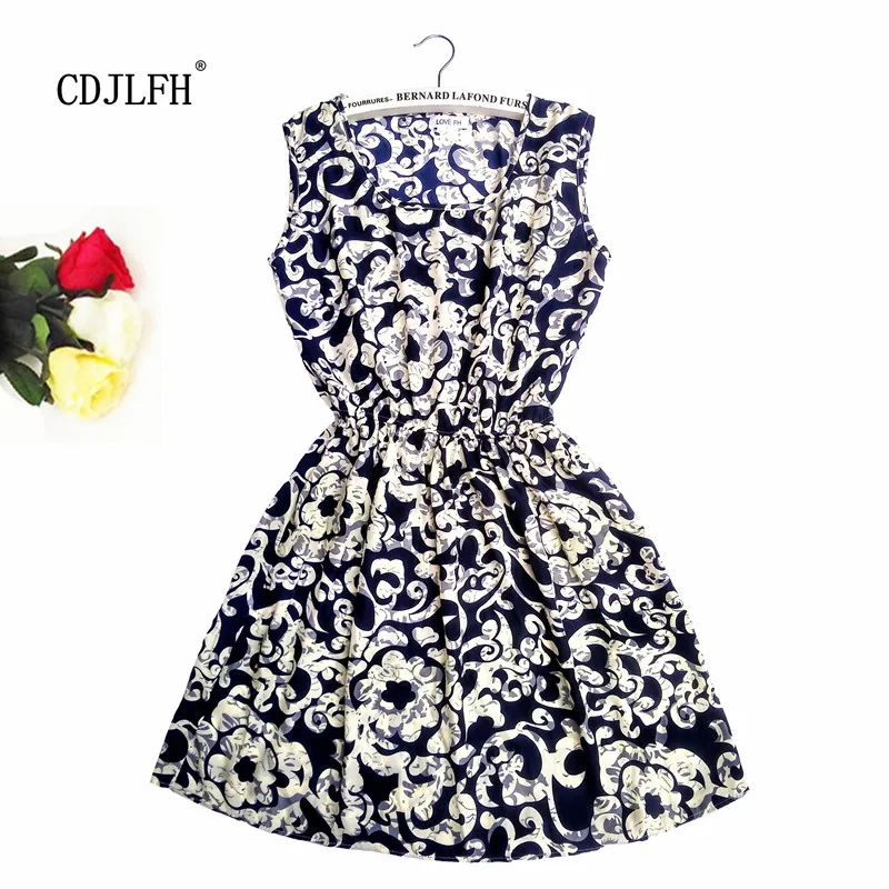 CDJLFH Summer Women Sexy Flower Dress Sleeveless Striped Femme Dresses Casual Plus Size Clothes Beach Mini Clothing S M L XL XXL
CDJLFH Summer Women Sexy Flower Dress Sleeveless Striped Femme Dresses Casual Plus Size Clothes Beach Mini Clothing S M L XL XXL