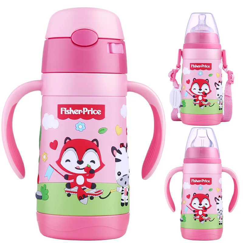 Baby Thermos Feeding Cup Set with Straw Durable Learn Drinking Sippy Bottle Vacuum Flask Children Thermal Milk Nipple Cup 300ml 
Baby Thermos Feeding Cup Set with Straw Durable Learn Drinking Sippy Bottle Vacuum Flask Children Thermal Milk Nipple Cup 300ml