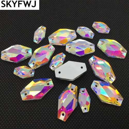 17x28mm Vase Shape Sew on Glass Stones AB Color Rhinestones Flatback 2 holes Silver Base glass sewing beads
17x28mm Vase Shape Sew on Glass Stones AB Color Rhinestones Flatback 2 holes Silver Base glass sewing beads