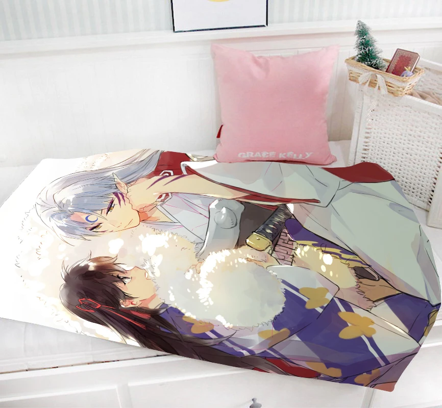 Oct. Home Textile InuYasha Anime Sesshomaru & Rin 95 x 55 CM Mini Single-layer Flannel Fabric Baby Blanket New #41486
Oct. Home Textile InuYasha Anime Sesshomaru & Rin 95 x 55 CM Mini Single-layer Flannel Fabric Baby Blanket New #41486