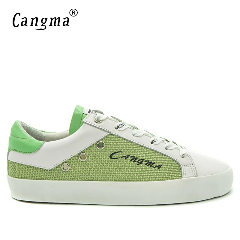 CANGMA Luxury Brand Woman Designer Shoes Green Hemp Classical for Women Sneakers Breathable Genuine Leather Vintage Shoes 
CANGMA Luxury Brand Woman Designer Shoes Green Hemp Classical for Women Sneakers Breathable Genuine Leather Vintage Shoes