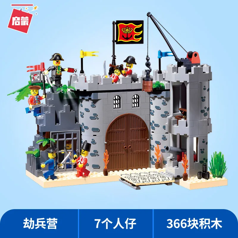 ENLIGHTEN Pirate Boat Pirate Castle Robbery Barracks Figure Blocks Compatible with Legoe Construction Building Toys For Children
ENLIGHTEN Pirate Boat Pirate Castle Robbery Barracks Figure Blocks Compatible with Legoe Construction Building Toys For Children