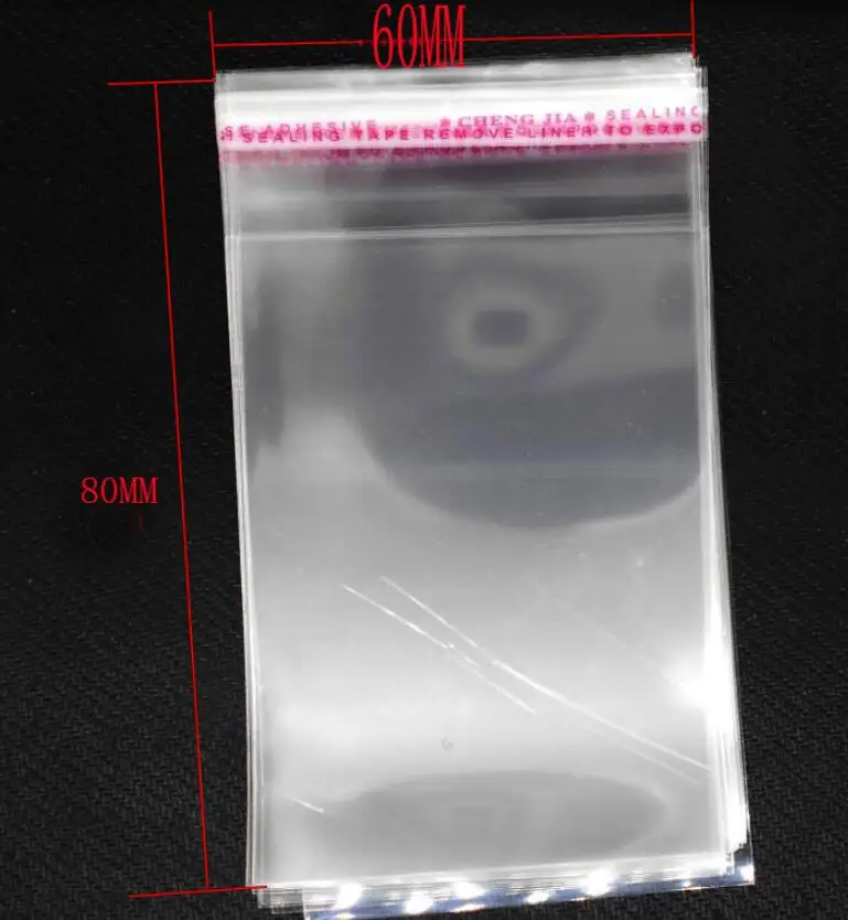 Free Shipping 6*8cm 200pcs For Candy Gift Clear Mini Small Plastic Bags For Jewelry Bag Flap Self Adhesive Seal OPP Package bag
Free Shipping 6*8cm 200pcs For Candy Gift Clear Mini Small Plastic Bags For Jewelry Bag Flap Self Adhesive Seal OPP Package bag