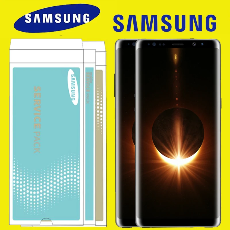 ORIGINAL 6.3'' SUPER AMOLED LCD with frame for SAMSUNG GALAXY Note 8 Note8 Display Touch Screen Digitizer Assembly
ORIGINAL 6.3'' SUPER AMOLED LCD with frame for SAMSUNG GALAXY Note 8 Note8 Display Touch Screen Digitizer Assembly