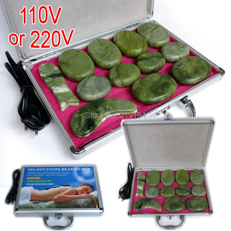 High quality 14pcs/set green jade body massage hot stone face back massage plate SPA with heater box CE and ROHS
High quality 14pcs/set green jade body massage hot stone face back massage plate SPA with heater box CE and ROHS