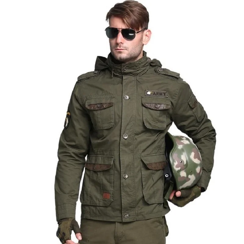2017 M65 US Air Force Bomber Army Tactical Jackets Men Autumn Combat Multi Pocket Coat Hoodies Windbreakers Military Jacket
2017 M65 US Air Force Bomber Army Tactical Jackets Men Autumn Combat Multi Pocket Coat Hoodies Windbreakers Military Jacket