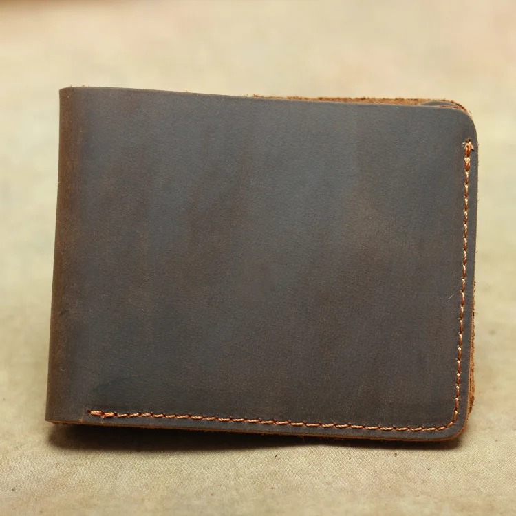 Custom Logo Minimalist Leather Wallet Men Distressed Leather Slim Bifold Wallet, Personalized Leather Purse
Custom Logo Minimalist Leather Wallet Men Distressed Leather Slim Bifold Wallet, Personalized Leather Purse