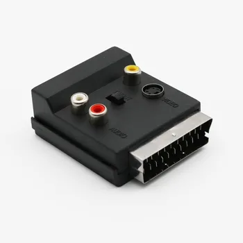 1pc Switchable SCART Male to SCART Female with S-Video 3 RCA Female Audio SCART Adapter Converter Black
1pc Switchable SCART Male to SCART Female with S-Video 3 RCA Female Audio SCART Adapter Converter Black