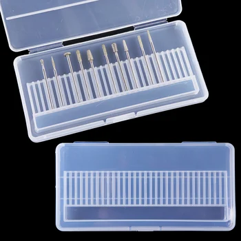 30 Holes Empty Storage Box Nail Drill Bits Display Holder Container Case Acrylic Clear Rectangle Stand Organizer Manicure JIB5
30 Holes Empty Storage Box Nail Drill Bits Display Holder Container Case Acrylic Clear Rectangle Stand Organizer Manicure JIB5