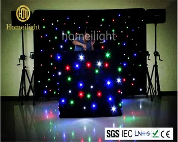 DMX Controller 4x8m RGBW LED Star Cloth LED Star Curtain for Stage Party Nightclub
DMX Controller 4x8m RGBW LED Star Cloth LED Star Curtain for Stage Party Nightclub