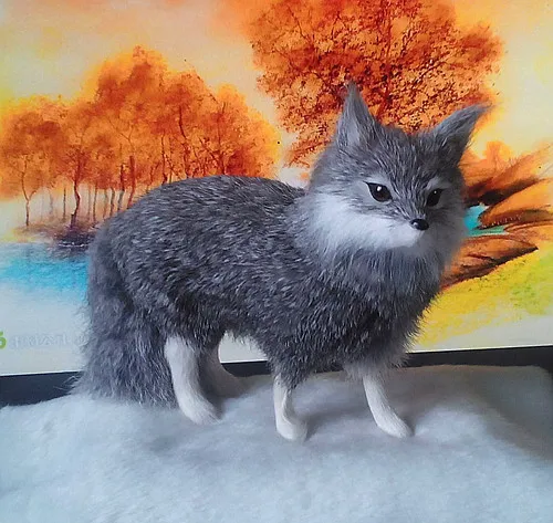 Искусственное животное 16x12 см, Серая лиса, твердая модель, полиэтилен и мех, статуэтки ручной работы и миниатюрные украшения, игрушка в подарок a2928
Искусственное животное 16x12 см, Серая лиса, твердая модель, полиэтилен и мех, статуэтки ручной работы и миниатюрные украшения, игрушка в подарок a2928