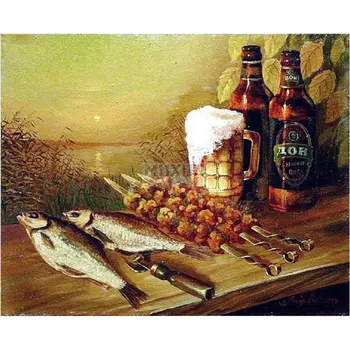 5D DIY Diamond Painting Cross Stitch Beer and fish stickers diamond Embroidery pattern Full square rhinestone Mosaic Needlework
5D DIY Diamond Painting Cross Stitch Beer and fish stickers diamond Embroidery pattern Full square rhinestone Mosaic Needlework
