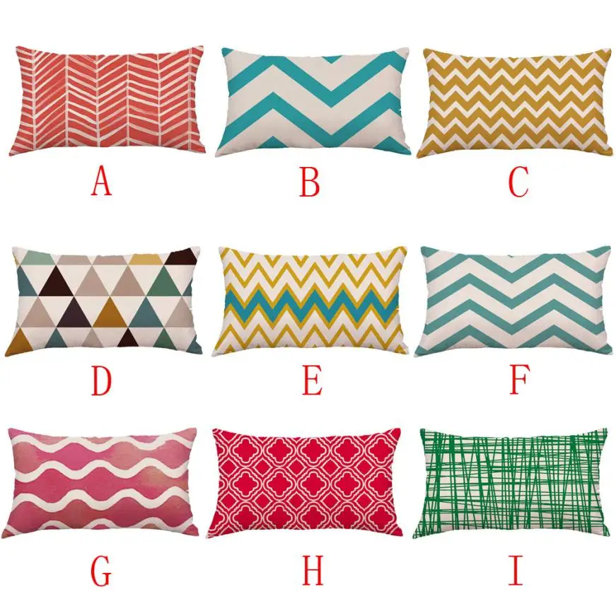 2018 Pillow Case 30*50 Geometric Lines Sofa Bed Home Decoration Festival Pillow Case Cushion Cover Free Shipping NEW JA3
2018 Pillow Case 30*50 Geometric Lines Sofa Bed Home Decoration Festival Pillow Case Cushion Cover Free Shipping NEW JA3