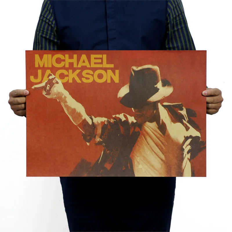 Michael Jackson Vintage Kraft Paper Movie Poster Magazine Home Art Cafe Bar Decoration Retro Posters and Prints
Michael Jackson Vintage Kraft Paper Movie Poster Magazine Home Art Cafe Bar Decoration Retro Posters and Prints