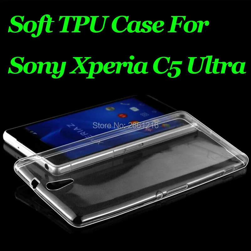 C5 Ultra Soft TPU Silicon Gel Transparent Case Back Housing Cover For Sony Xperia C5 Ultra / Dual E5506 E5533 E5553 E5563 6.0"
C5 Ultra Soft TPU Silicon Gel Transparent Case Back Housing Cover For Sony Xperia C5 Ultra / Dual E5506 E5533 E5553 E5563 6.0"