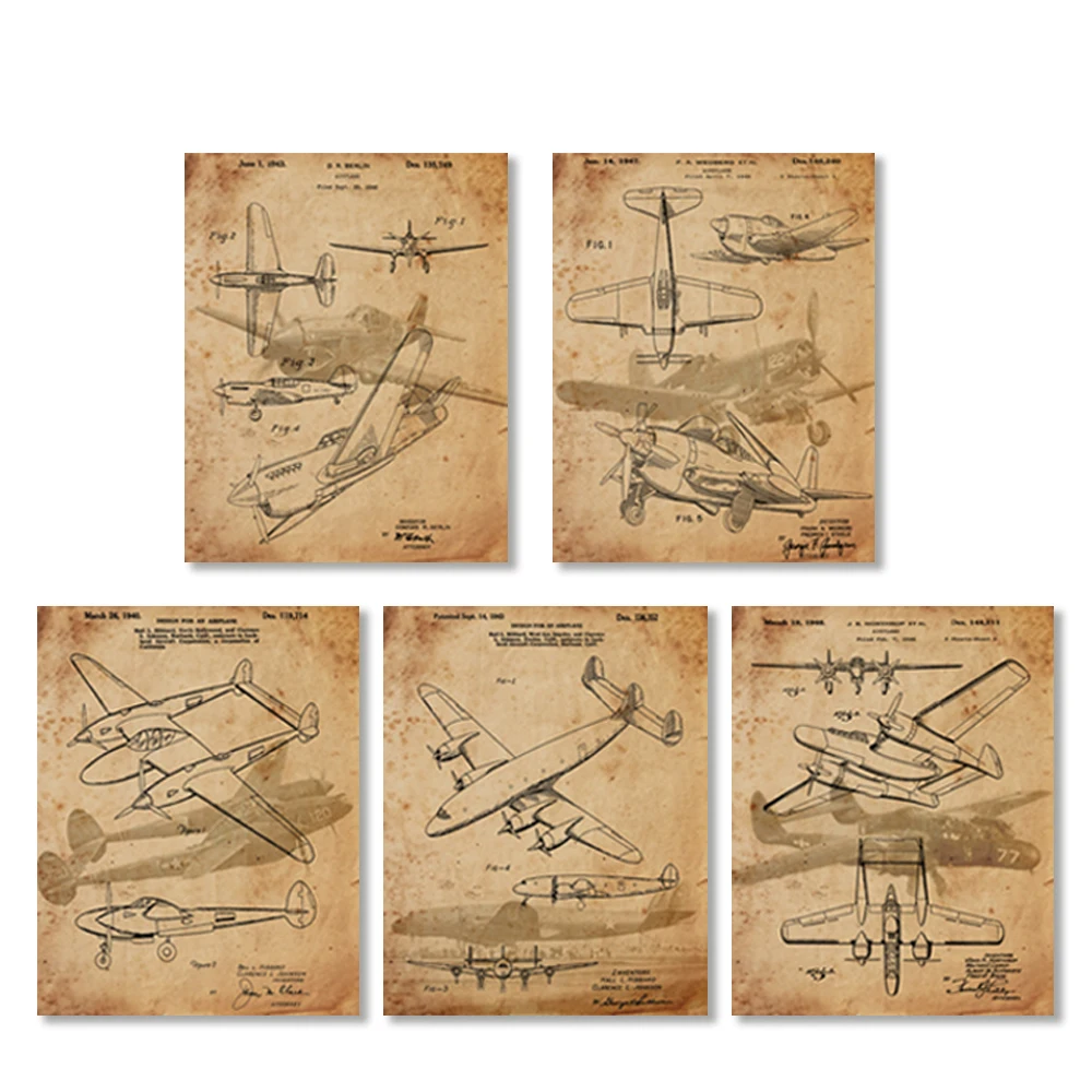 Vintage patent on world war II US airplane p38 p40 p60 f4u c60 set 5 in 1/patent art/educational art/classic airplane
Vintage patent on world war II US airplane p38 p40 p60 f4u c60 set 5 in 1/patent art/educational art/classic airplane