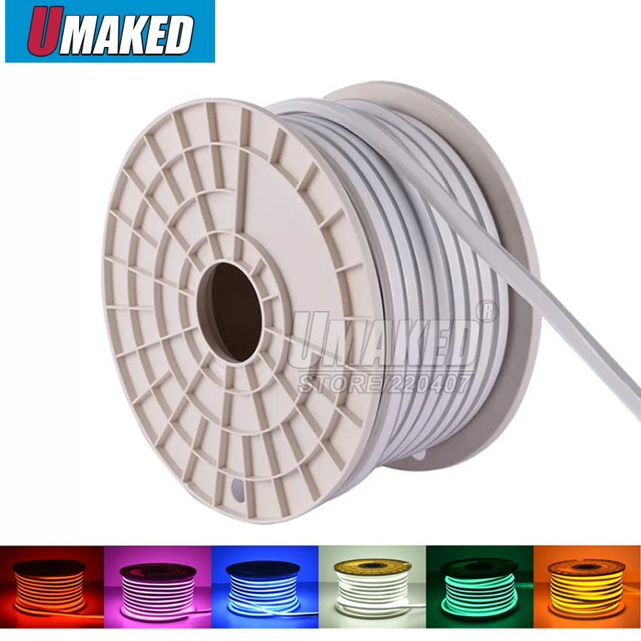LED Neon Strip 220V 5050 2835 120LEDs/M soft Neon tape BAR light Power Plug RGB Controller 8x16mm 1m 5m 10m 20m 50m 100m
LED Neon Strip 220V 5050 2835 120LEDs/M soft Neon tape BAR light Power Plug RGB Controller 8x16mm 1m 5m 10m 20m 50m 100m