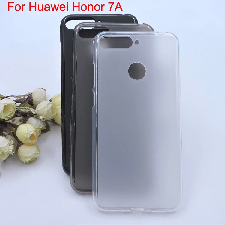 Чехол из силикагеля для Huawei Honor 7A чехлы чехол ТПУ мягкая задняя крышка защитный