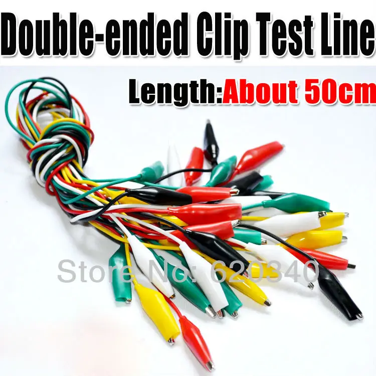 Free shipping 20pcs/lot brand new Double-ended Alligator Clips Test Line Crocodile Test Clamp Connector with Wire Extension cord
Free shipping 20pcs/lot brand new Double-ended Alligator Clips Test Line Crocodile Test Clamp Connector with Wire Extension cord
