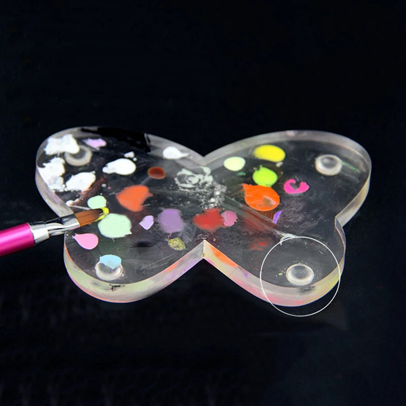 Butterfly Cosmetic Acrylic Nail Polish Mixing Glass Palette Board Eyelash Extension Glue Pallet Nail Art Palette Tool
Butterfly Cosmetic Acrylic Nail Polish Mixing Glass Palette Board Eyelash Extension Glue Pallet Nail Art Palette Tool