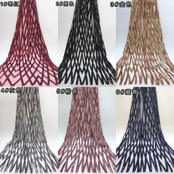 2019 MultiColor Sequins French Nigerian Laces Fabric High Quality Tulle African Lace Fabric Wedding African French Tulle Lace
2019 MultiColor Sequins French Nigerian Laces Fabric High Quality Tulle African Lace Fabric Wedding African French Tulle Lace