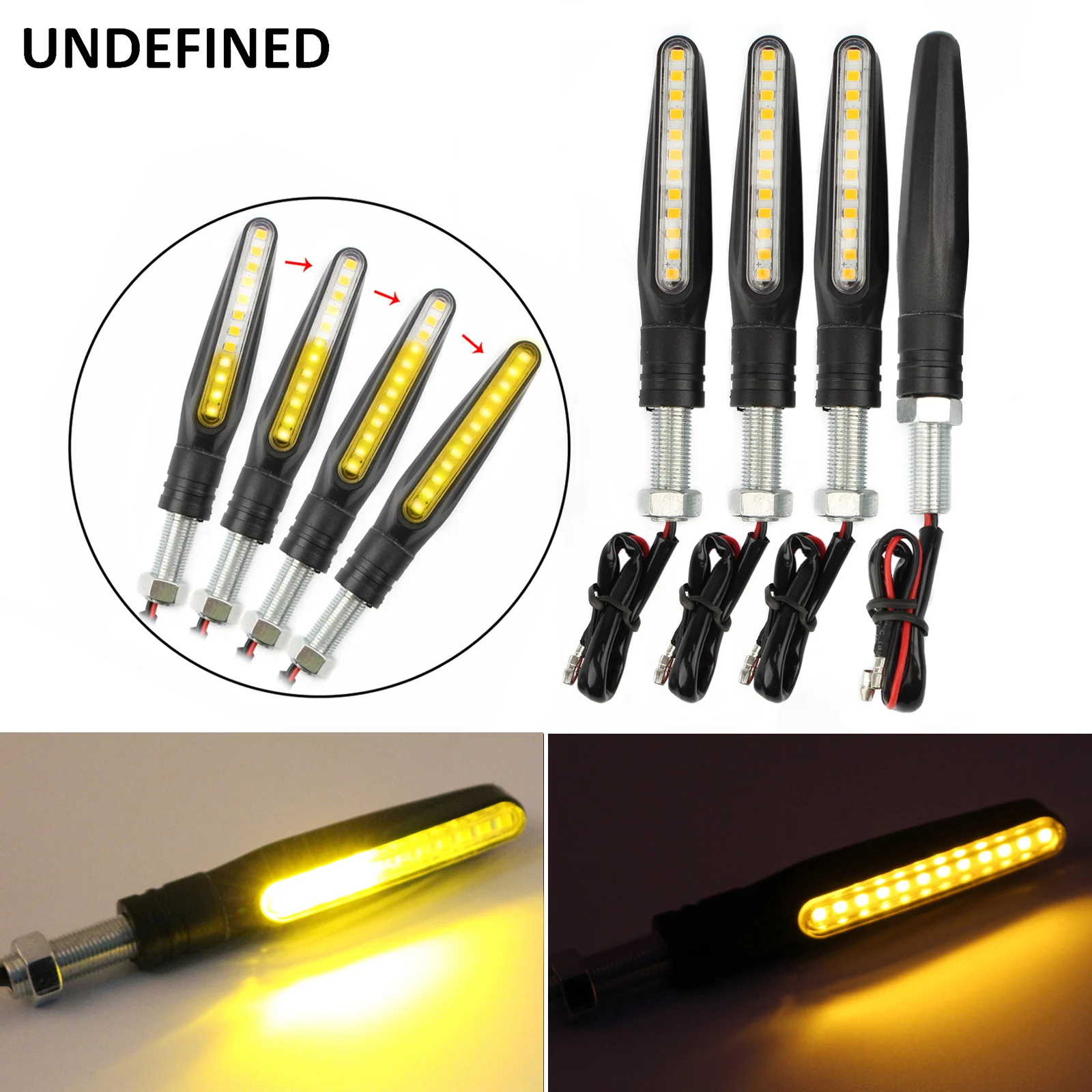 4PCS Motorcycle Turn Signals Light Tail Flasher LED Flowing Water Blinker Bendable Motorcycle Flashing Lights Intermitentes Moto
4PCS Motorcycle Turn Signals Light Tail Flasher LED Flowing Water Blinker Bendable Motorcycle Flashing Lights Intermitentes Moto