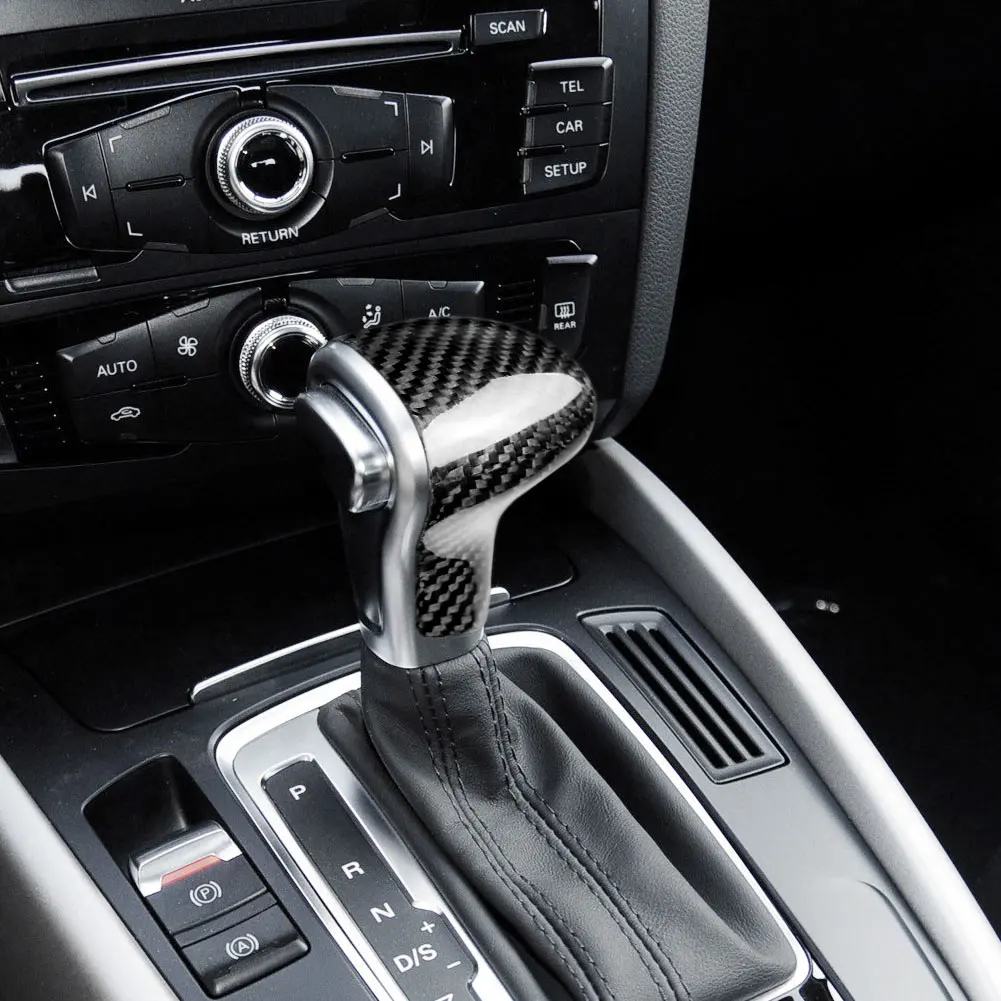 Car Styling Carbon Fiber Car Gear Shift Knob Cover for Audi A4 A5 A6 C7 A7 Q5 Q7 XR657
Car Styling Carbon Fiber Car Gear Shift Knob Cover for Audi A4 A5 A6 C7 A7 Q5 Q7 XR657