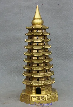 christmas Chinese Buddhism Temple Pure Brass 9 Floor Wenchang Stupa Pagoda Tower Statue halloween
christmas Chinese Buddhism Temple Pure Brass 9 Floor Wenchang Stupa Pagoda Tower Statue halloween