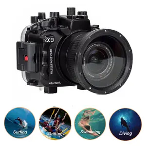 Diving-Camera Sony Seafrogs Waterproof for with WA-006 Wire-Angle-Fisheye Dome-Port 40m/130ft Diving-Camera Sony Seafrogs Waterproof for with WA-006 Wire-Angle-Fisheye Dome-Port 40m/130ft