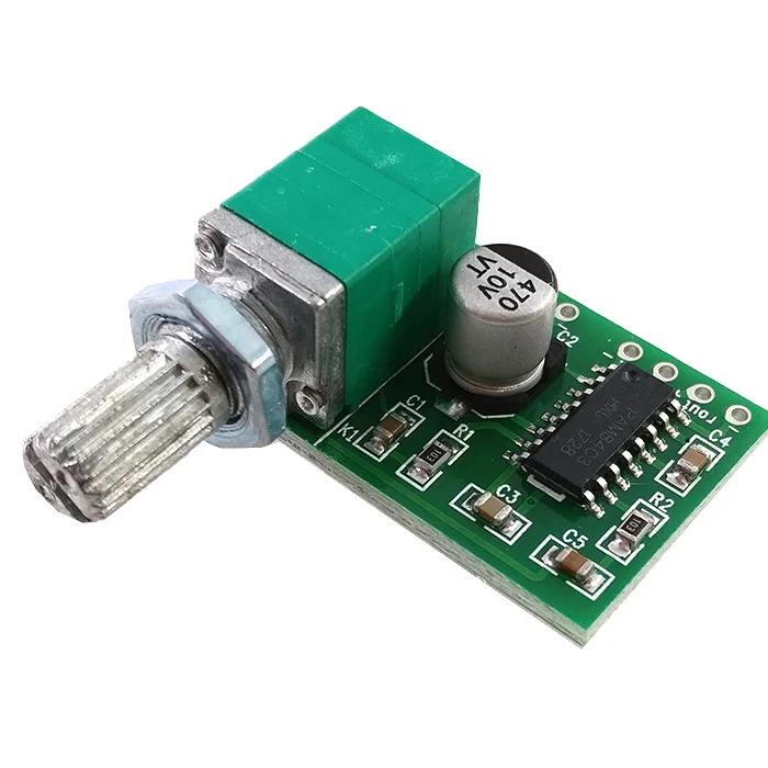 Мини PAM8403 DC 5V 2 канальный USB цифровой аудио усилитель плата модуль 2*3 W регулятор