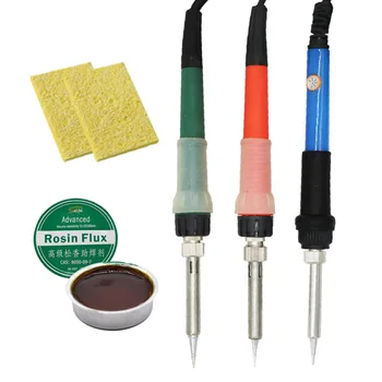 35W 50W Soldering Iron Temperature Constant Electric Welding Tool Adjustable Temperature with Rosin Flux Soldering Iron
35W 50W Soldering Iron Temperature Constant Electric Welding Tool Adjustable Temperature with Rosin Flux Soldering Iron